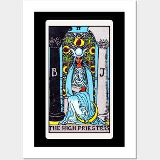 Card #2 - The High Priestess - Rider Waite Smith Tarot Posters and Art